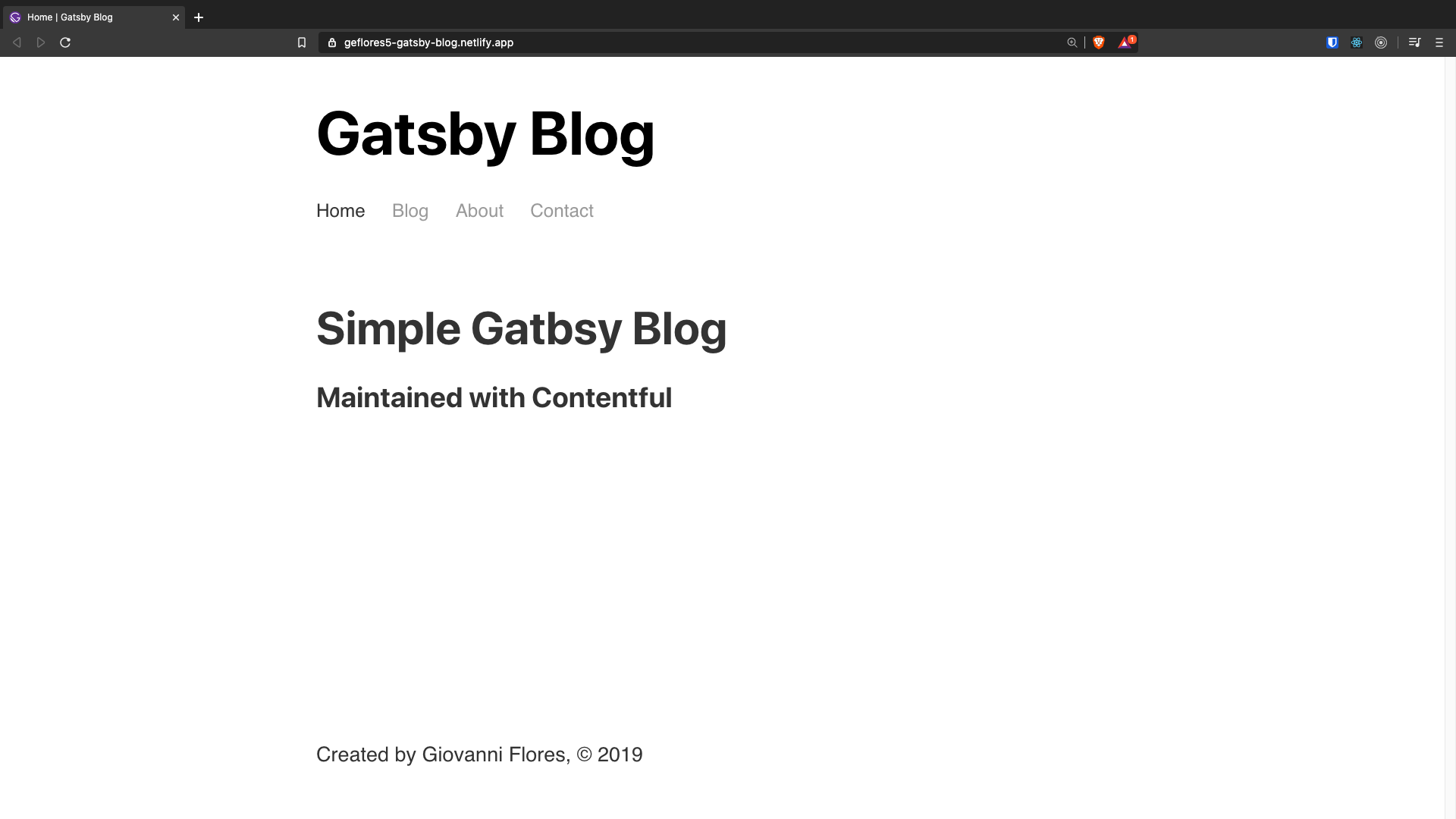Gatsby Blog