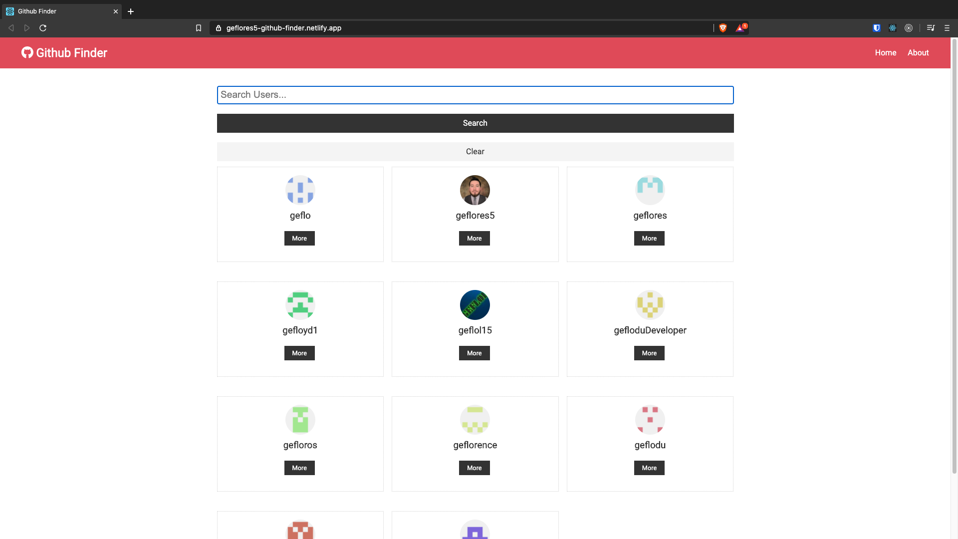 Github Finder